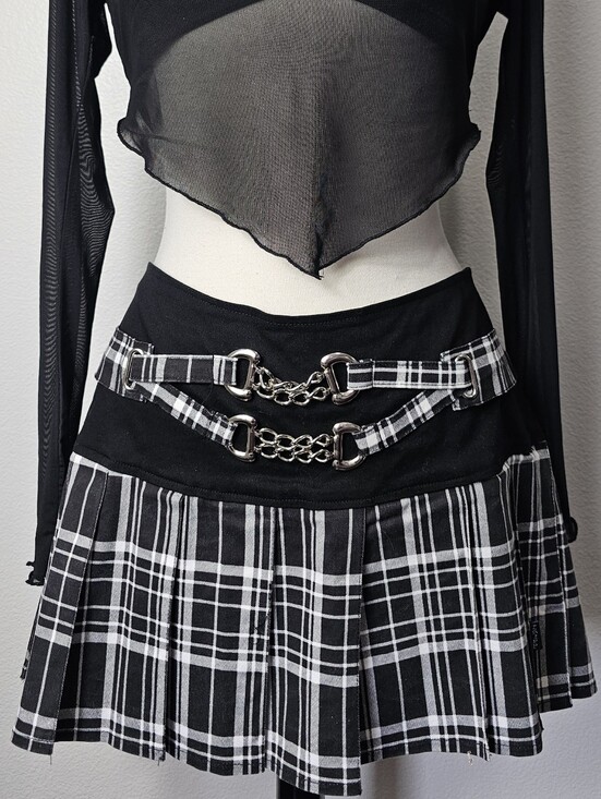 Tripp nyc Dresses & Skirts - Tripp NYC Black & White Plaid Mini Skirt